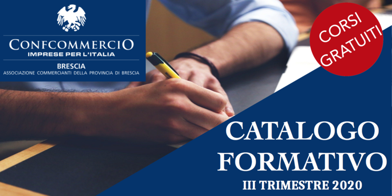 Catalogo Formativo, III trimestre 2020