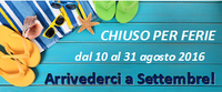 Chiuso per ferie