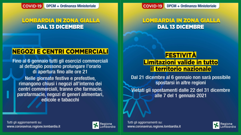 Lombardia zona gialla 3