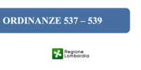 Regione Lombardia, Ordinanze 537 e 539
