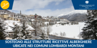 "Sostegno alle strutture ricettive alberghiere ubicate nei comuni lombardi totalmente montani"